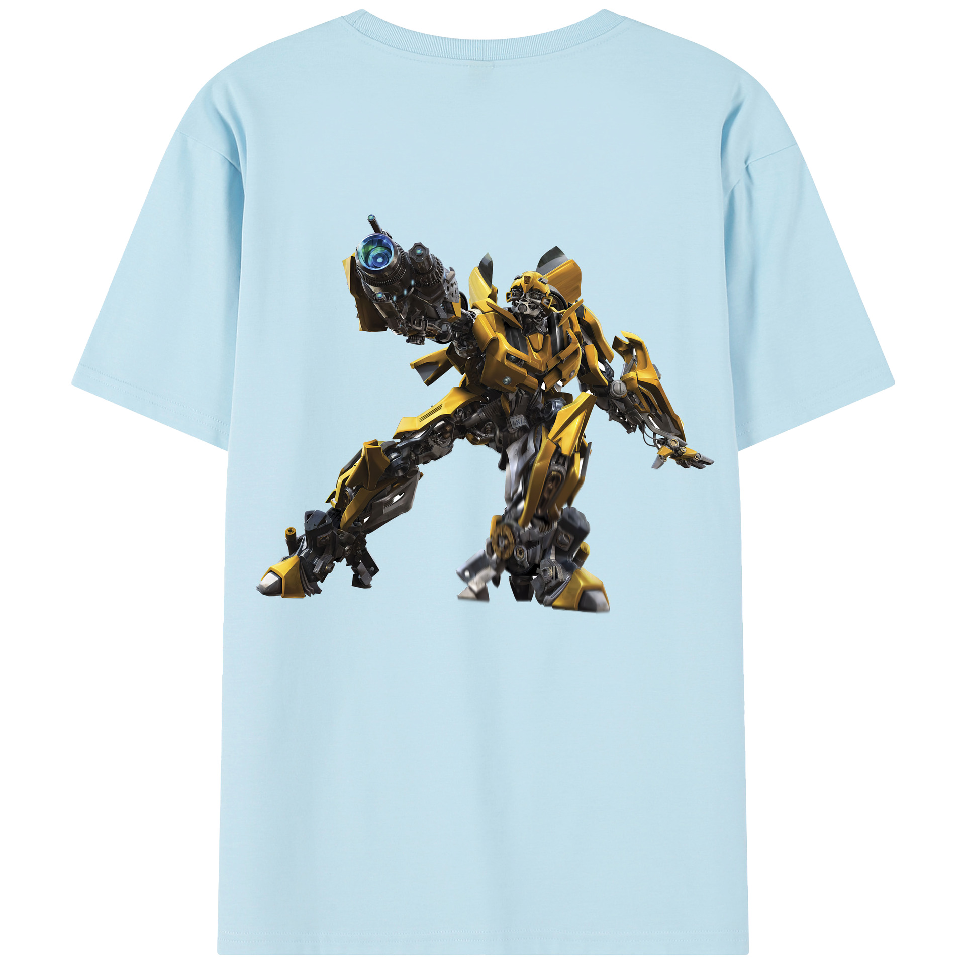 （画像用） Transformers トランスフォーマー 綿100％半袖Tシャツ（背面プリント）